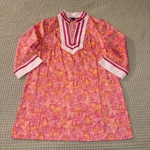 Brooks Brothers Pink and Orange Tunic
